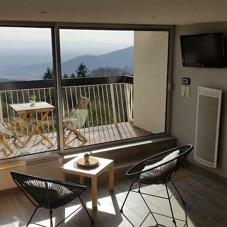 Studio avec sauna au calme à 15 min de Colmar Trois-Épis Exterior foto